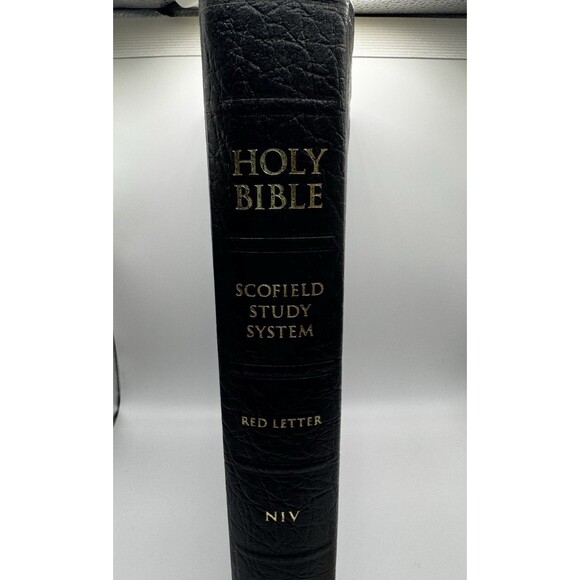 Holy Bible Scofield Study System NIV Red Letter Thumb Index Oxford Press 2004 - Picture 2 of 14